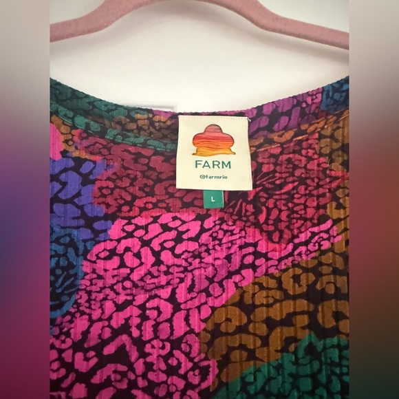 FARM Rio Colorful Long Sleeve Dress - Picture 2 of 3